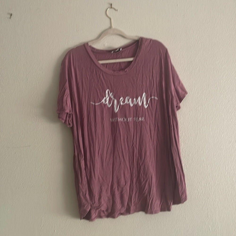 Mauve Flowy Shirt